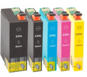 Epson Expression Premium XP-540 inkt cartridges T3357 XL Set 5 stuks compatible