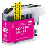 Brother MFC-J4610DW inkt cartridges LC-123 Magenta compatible