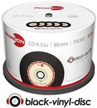 Primeon CD-R 700 MB Black Vinyl 50 stuks 