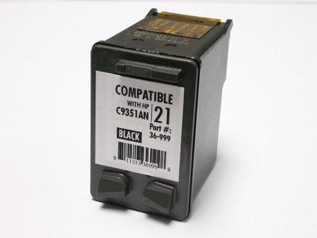 HP 21 Compatible(C9351A) Zwart