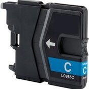 Huismerk Brother MFC-J415 compatible inktcartridges LC985 Cyan