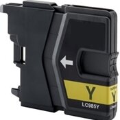 Huismerk Brother MFC-J415 compatible inktcartridges LC985 Yellow