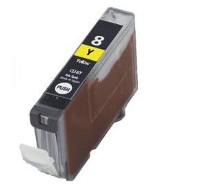 Canon pixma MP500 Compatible inkt cartridges CLI-8 Yellow met chip