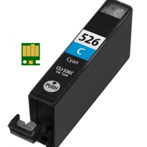 Huismerk Canon pixma MG5150 Compatible inkt cartridges CLI-526 Cyan met chip