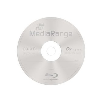 MediaRange BD-R DL 50 GB 6x speed in cakebox 25 stuks