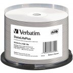 Verbatim DVD-R 4.7 GB DataLifePlus Wide Inkjet Professional No ID 50 stuks 