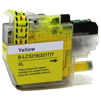 Brother MFC-J6530DW inkt cartridges LC-3219 XL Yellow Compatible