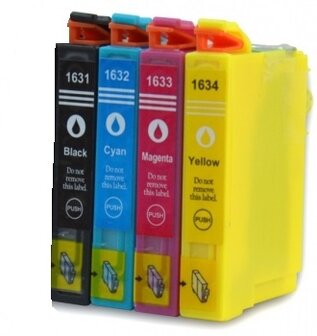  Huismerk Epson WorkForce WF-2510WF cartridges T16 XL Set (T1636)