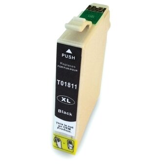 Huismerk Epson Expression Home XP-212 cartridges T18 XL Bk (T1811)