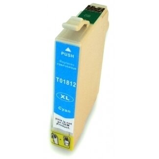 Huismerk Epson Expression Home XP-415 cartridges T18 XL Cyan (T1812)