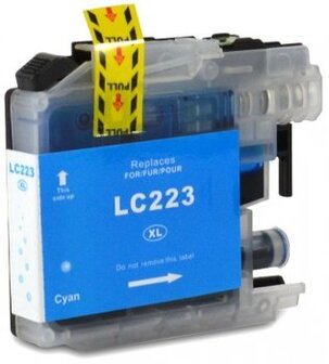 Brother DCP-J562DW inkt cartridges LC-223 Cyan Compatible