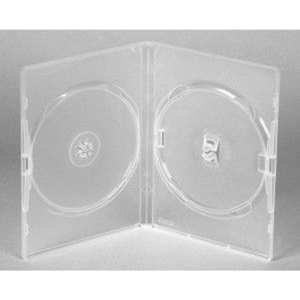 Amaray Dvd Box 2  14 mm Transparant 5 Stuks