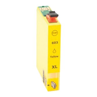 Epson Expression Home XP-2100 inkt cartridges 603XL Yellow Compatible