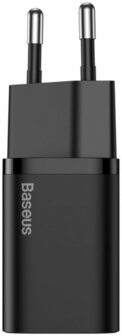 Baseus Super-Si Quick Charger 25W USB-C naar USB-C 1M Zwart