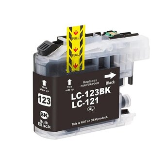 Brother compatible inkt cartridges LC-123 Bk