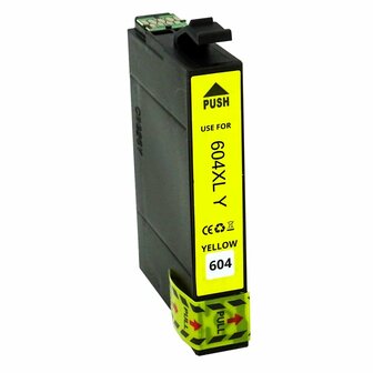Epson Workforce WF-2910DWF inkt cartridges 604XL Yellow Compatible
