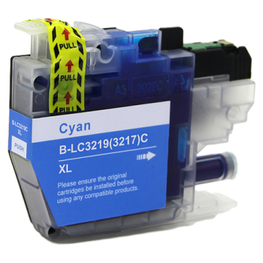 Brother cartridges LC-3219 XL Cyan Compatible
