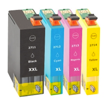 Epson WorkForce WF-3640DTWF inkt cartridges T2715 Set 4 stuks Compatible