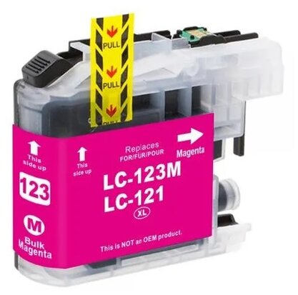 Brother MFC-J470DW inkt cartridges LC-123 Magenta compatible