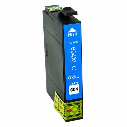 Epson Workforce WF-2935DWF inkt cartridges 604 XL Cyan Compatible