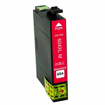Epson Workforce WF-2930DWF inkt cartridges 604 XL Magenta Compatible