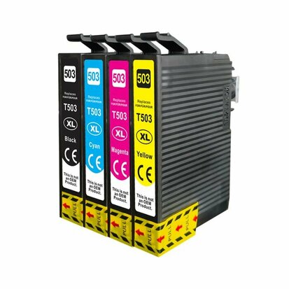 Epson cartridges 503 XL Set 4 stuks Compatible