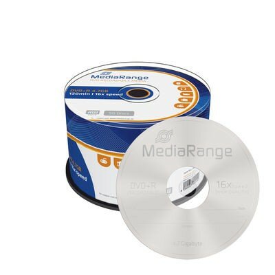 MediaRange DVD+R 4.7 GB 50 stuks 