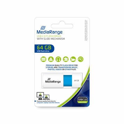 MediaRange Slide USB Stick 64 GB 