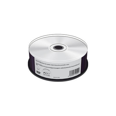 MediaRange DVD-R 4.7 GB Inkjet 3D Printable 25 stuks 