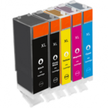 Huismerk Canon pixma MG7753 Compatible inkt cartridges CLI-571 / PGI-570 set 5 stuks Huismerk Canon pixma MG7753 Compatible inkt cartridges CLI-571 / PGI-570 set 5 stuks