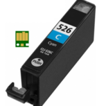 Huismerk Canon pixma MG5250 Compatible inkt cartridges CLI-526 Cyan met chip Huismerk Canon pixma MG5250 Compatible inkt cartridges CLI-526 Cyan met chip