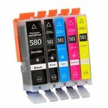 Huismerk Canon pixma TS8251 inktcartridges CLI-581 XL / PGI-580 XL set 5 STUKS Huismerk Canon pixma TS8251 inktcartridges CLI-581 XL / PGI-580 XL set 5 STUKS