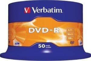 Verbatim DVD-R 4.7 GB DataLife Plus 50 stuks