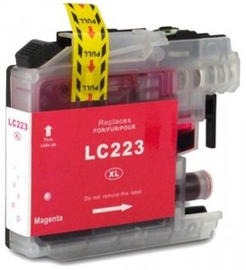 Huismerk Brother DCP-J4120DW inktcartridges LC-223 Magenta